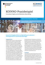 KOINNO-Praxisbeispiel Innovatives Vergabeverfahren zur Beschaffung von polymeren Flockungsmitteln