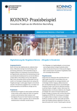 KOINNO Praxisbeispiel Digitalisierung des Vergabeverfahrens – eVergabe in Osnabrück