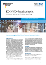 KOINNO-Praxisbeispiel Neustrukturierung des Einkaufs in der Freien und Hansestadt Hamburg