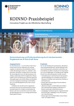 KOINNO-Praxisbeispiel Interkommunales Vergabezentrum