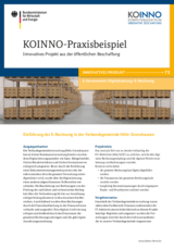 KOINNO-Praxisbeispiel: Einführung der E-Rechnung in der Verbandsgemeinde Höhr-Grenzhausen