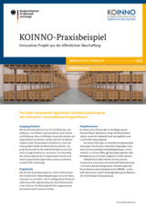 KOINNO-Praxisbeispiel: Die Stadt Hockenheim digitalisiert die Bestandsaufnahme mit innovativer Zustandsbewertungssoftware