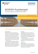 KOINNO Praxisbeispiel: Standardmäßige Nutzung von R-Beton in Bauprojekten in der Stadt Karlsruhe