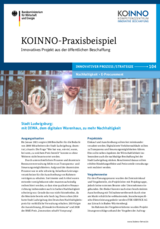 KOINNO-Praxisbeispiel: Stadt Ludwigsburg: mit DIWA, dem digitalen Warenhaus, zu mehr Nachhaltigkeit