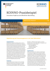 KOINNO-Praxisbeispiel:Digitalisierung des Finanzmanagements in der Stadt Wolfenbüttel