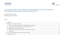 KOINNO und DLR Statistik zu Horizon 2020