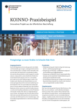 KOINNO Praxisbeispiel: Preisträger 2011 "Innovation schafft Vorsprung": Preisgünstiger zu neuen Straßen