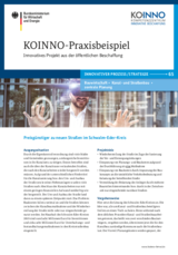 KOINNO Praxisbeispiel: Preisträger 2011 "Innovation schafft Vorsprung": Preisgünstiger zu neuen Straßen