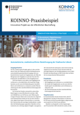 KOINNO Praxisbeispiel Automatisierter Bestellvorgang Stadtwerke Lübeck