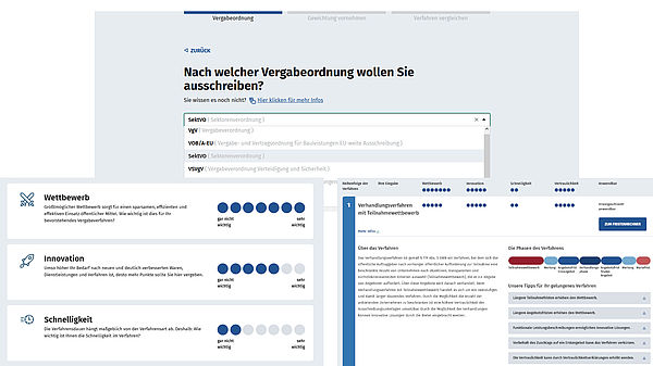 Vergabeverfahren mit dem KOINNO-Wahl-O-Mat