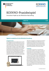 KOINNO-Praxisbeispiel: Digitale Lernplattform für die öffentliche Verwaltung von academa