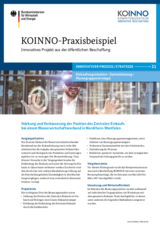 KOINNO Praxisbeispiel Stärkung und Verbesserung der Position des Zentralen Einkaufs