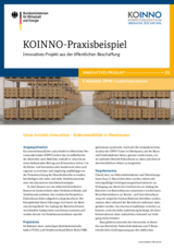 KOINNO Praxisbeispiel: Unser Antrieb Innovation – Elektromobilität in Oberhausen