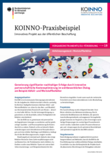 Praxisbeispiel Generierung signifikanter nachhaltiger Erfolge durch innovative partnerschaftliche Kostenoptimierung im wettbewerblichen Dialog am Beispiel Abfall- und Wertstoffbehälter