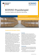 KOINNO-Praxisbeispiel Energieautarke Kläranlage in Koblenz