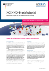 KOINNO-Praxisbeispiele Vergabe des Aufbaus eines Carsharing-Angebots im Kreis Herford