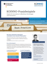 Factsheet KOINNO-Praxisbeispiele