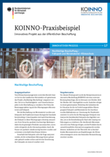 KOINNO Praxisbeispiel Nachhaltige Beschaffung