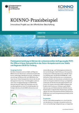 KOINNO-Praxisbeispiel DKSR Prototypenentwicklung im Rahmen der vorkommerziellen Auftragsvergabe (PCP)