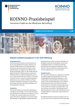 KOINNO-Praxisbeispiel: Digitales Spielplatzmanagement in der Stadt Wolfsburg