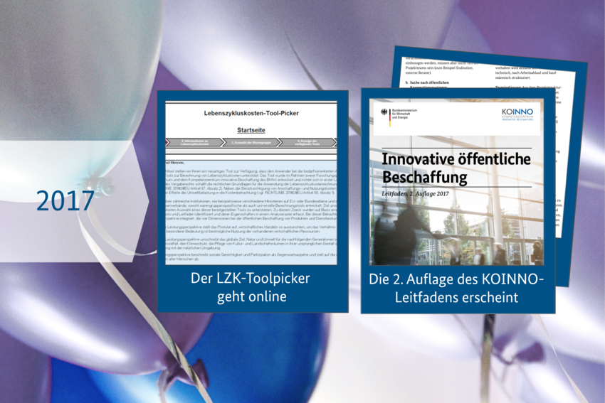 Lebenszykluskosten Toolpicker und 2. Auflage des KOINNO-Leitfadens für die innovative öffentliche Beschaffung