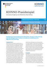 KOINNO-Praxisbeispiel: Konzipierung und Entwicklung einer Blockchain-Lösung zur Unterstützung behördenübergreifender Prozesse im Asylbereich im Bundesamt für Migration und Flüchtlinge (BAMF)