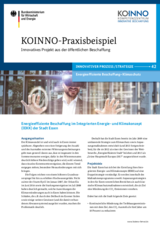 KOINNO-Praxisbeispiel Energieeffiziente Beschaffung im Integrierten Energie- und Klimakonzept